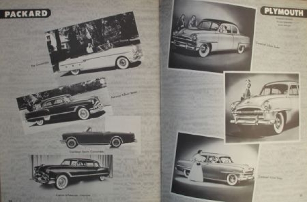 "Floyd Clymers Catalog of Automobiles" US-Automobile-Yearbook 1953 (6551)